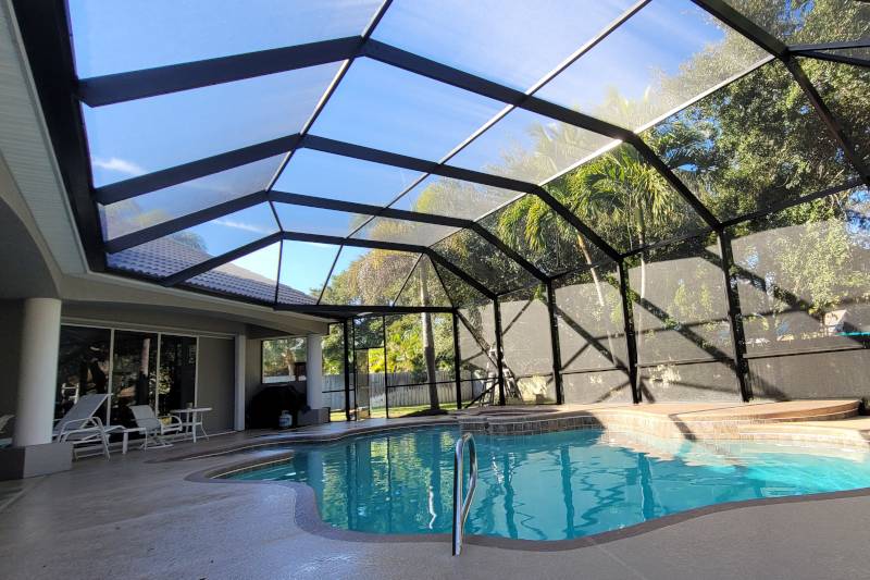 aluminum pool screen enclosure