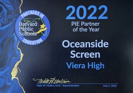 Brevard Public Schools PIE Partner of the Year